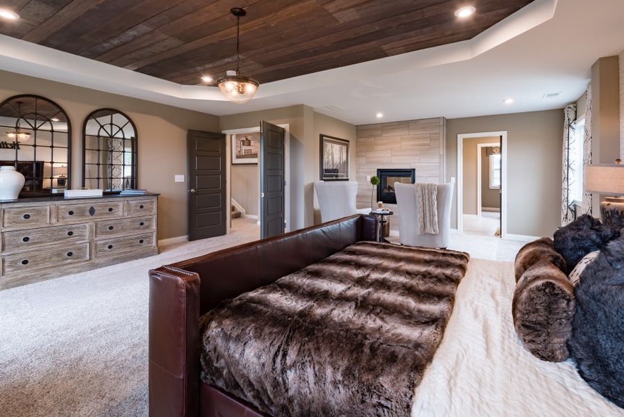 Furnished interior view inside a new home in The Estates and Meadows at Floyds Fork, Louisville (Image 19).