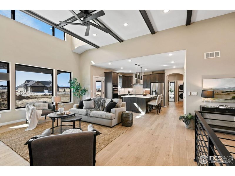 Furnished interior view inside a new home in Harvest Ridge, Berthoud (Image 8).