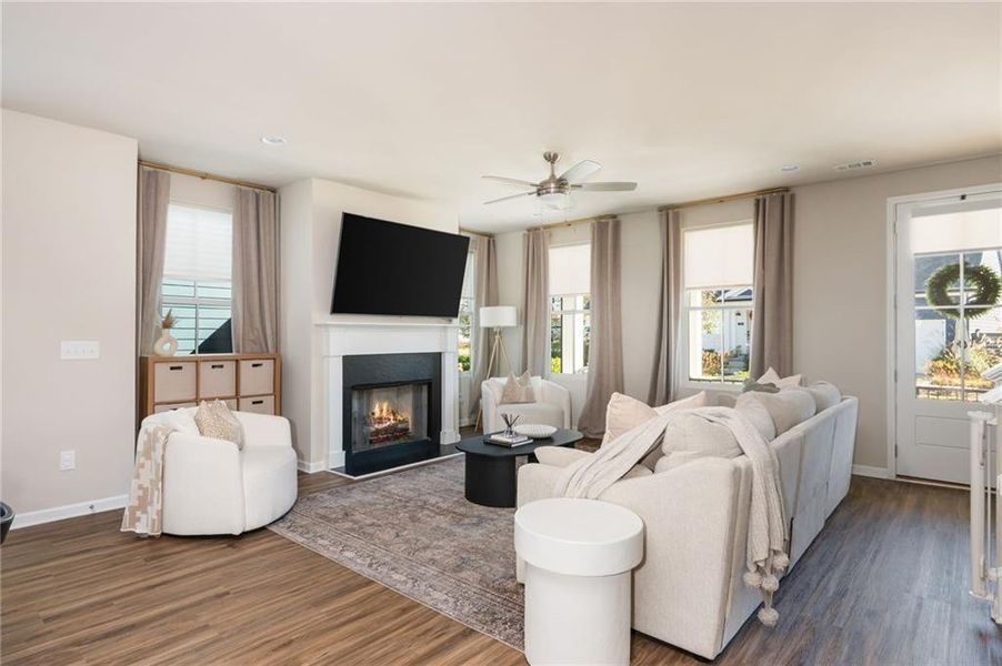 Furnished interior view inside a new home in Harmony, Auburn (Image 30).