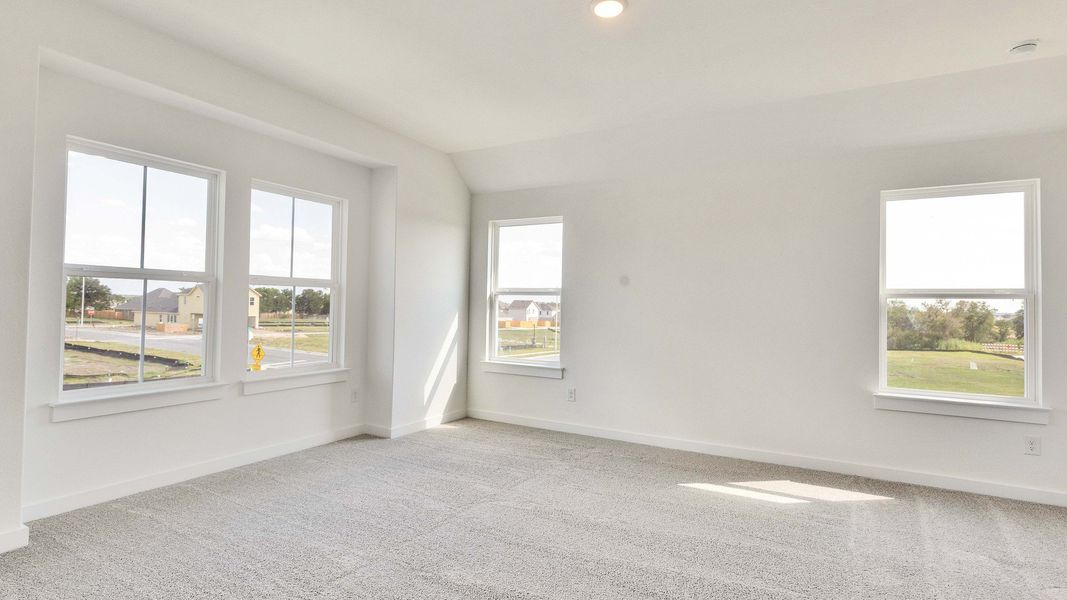 Furnished interior view inside a new home in Creeks Crossing, Elgin (Image 20).
