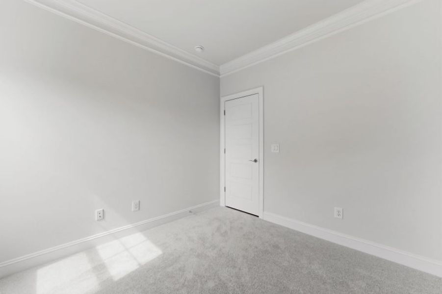 Representative unfurnished interior of a home built from the Fairfield Lux by Keystone Homes NC in Weybridge, Burlington (Image 96).