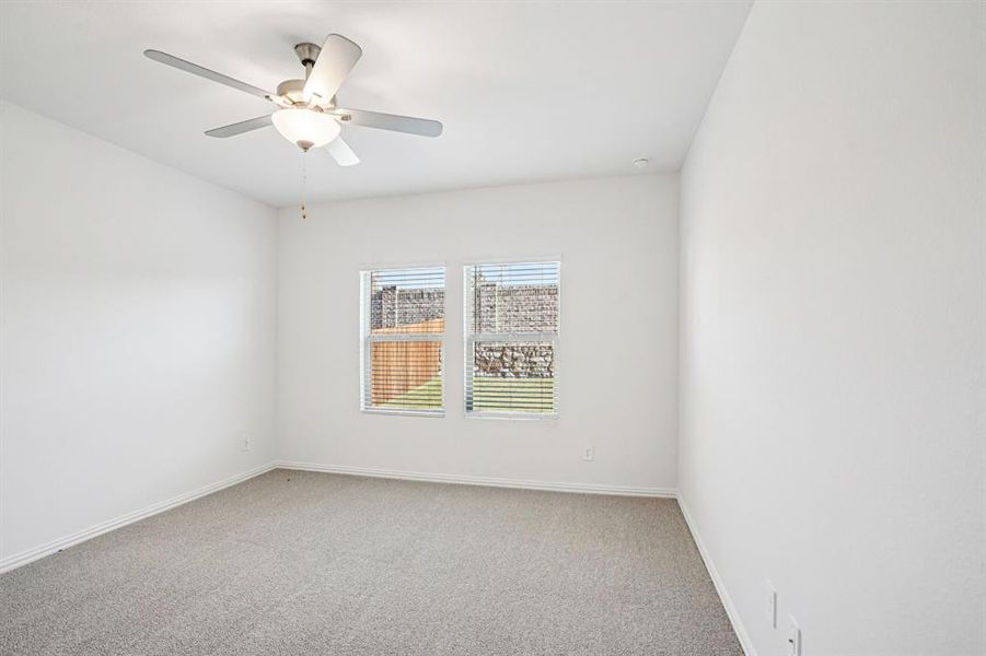 Spacious, unfurnished interior of a new home in Southridge - Spring Series, McKinney (Image 24). Spacious, unfurnished interior of a new home in Southridge - Spring Series, McKinney (Image 24).