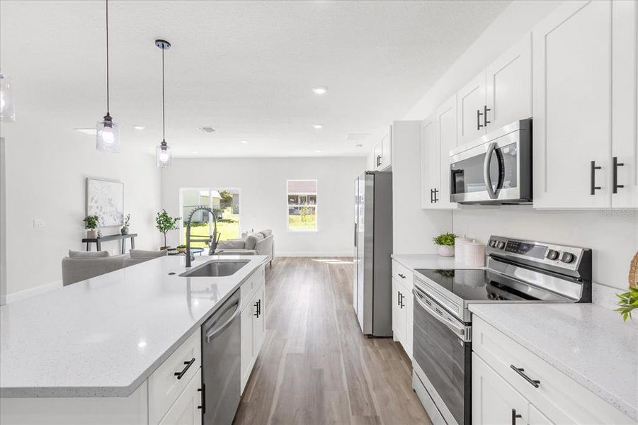 Furnished interior view inside a new home in , Ocala (Image 10). Furnished interior view inside a new home in , Ocala (Image 10).