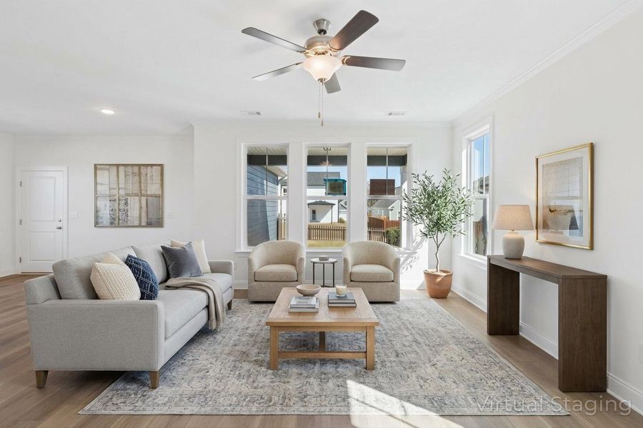Furnished interior view inside a new home in Tillery Park, Grovetown (Image 9).
