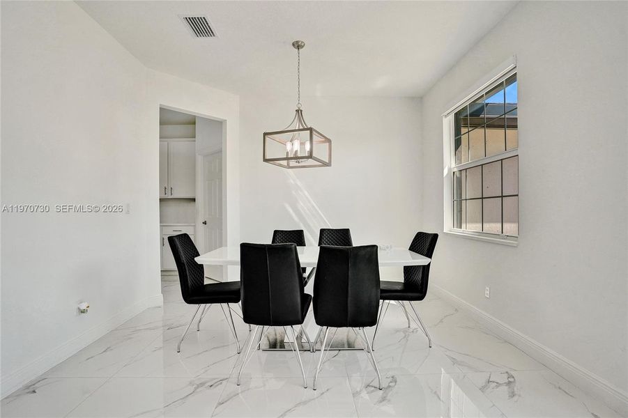Furnished interior view inside a new home in , Loxahatchee (Image 64).