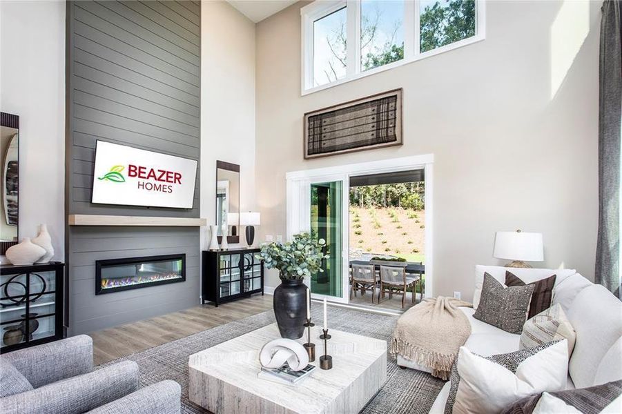 Furnished interior view inside a new home in Wisteria at GreenHouse, Marietta (Image 19).