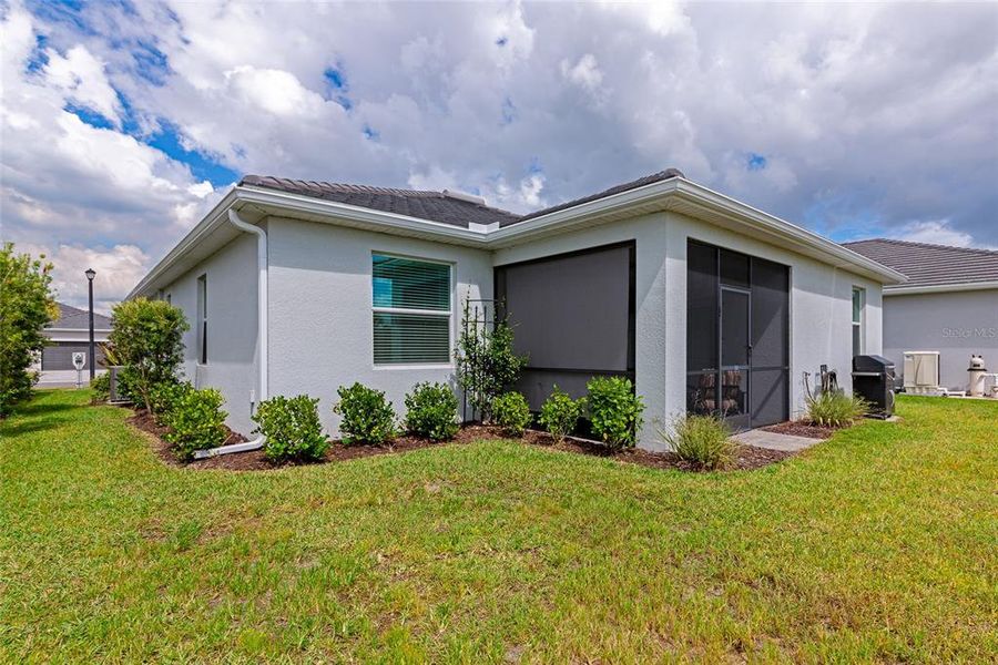 Exterior details and patio area of a home in , Venice (Image 3). Exterior details and patio area of a home in , Venice (Image 3).