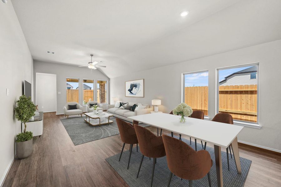Furnished interior view inside a new home in Candela, Richmond (Image 9).