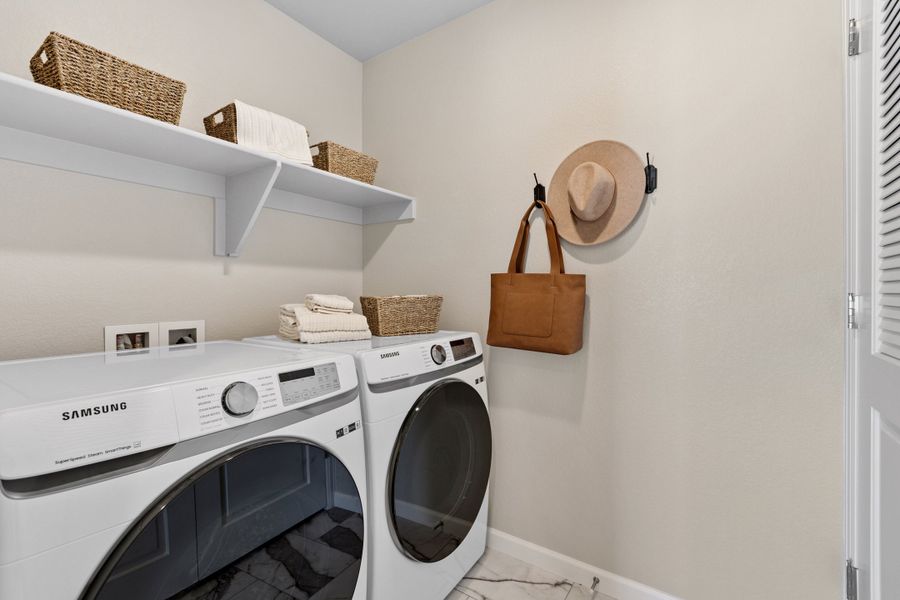 Representative furnished interior of a home built from the Biscayne by Risewell Homes in Spring Valley, Longmont (Image 11).
