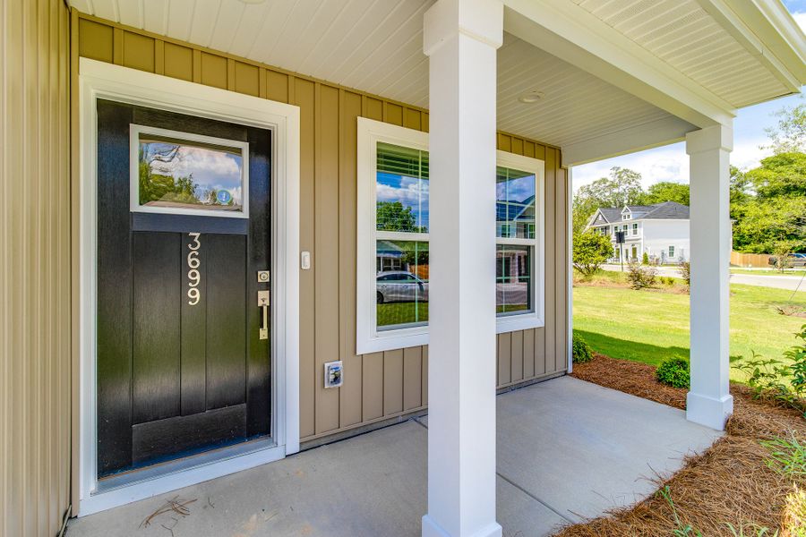 Exterior details and patio area of a home in Bluefield, Lexington (Image 3).