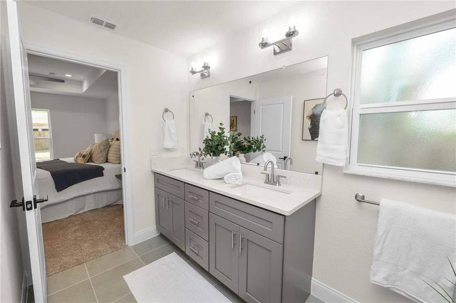 Furnished interior view inside a new home in , Eagle Lake (Image 27).