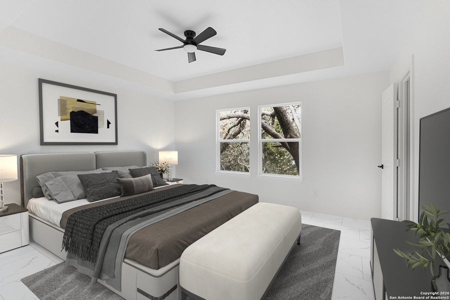 Furnished interior view inside a new home in , Spring Branch (Image 13). Furnished interior view inside a new home in , Spring Branch (Image 13).