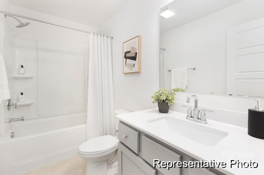 Furnished interior view inside a new home in Mooreland Oaks, Mount Holly (Image 21).