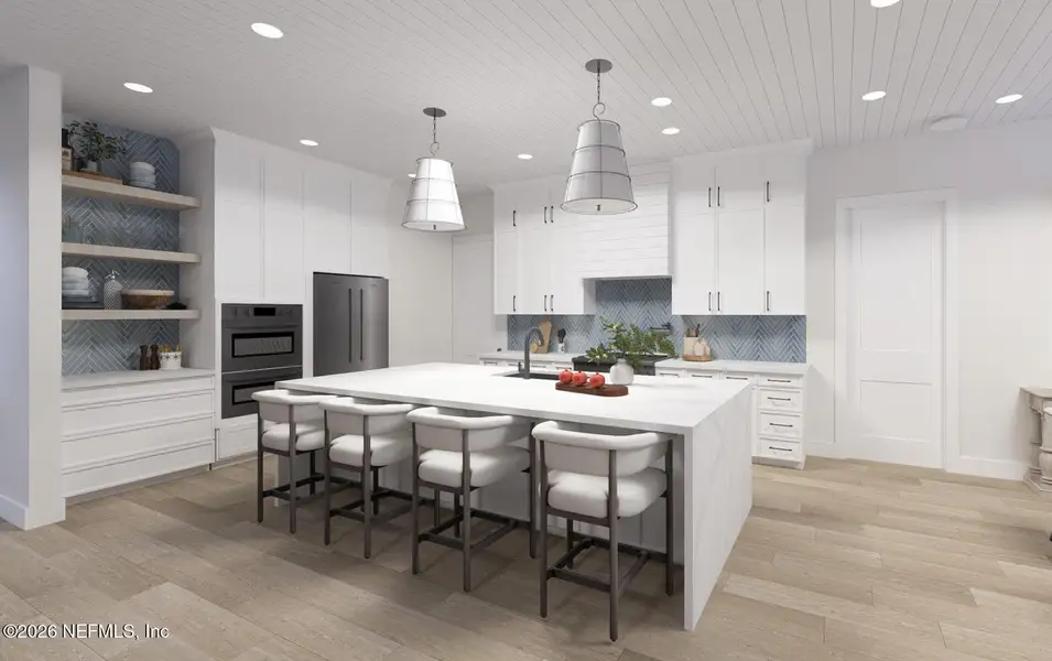 Furnished interior view inside a new home in , Atlantic Beach (Image 3).