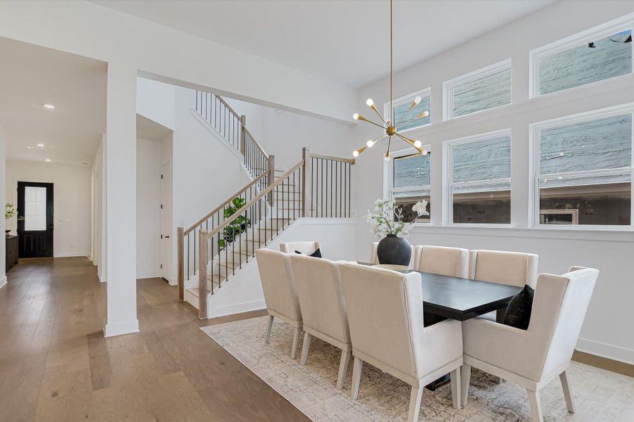 Dining - Stairs (Staged)