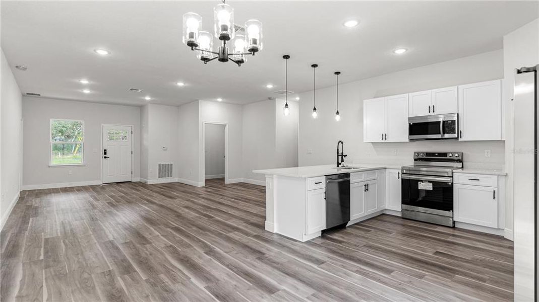 Furnished interior view inside a new home in , Ocala (Image 12).