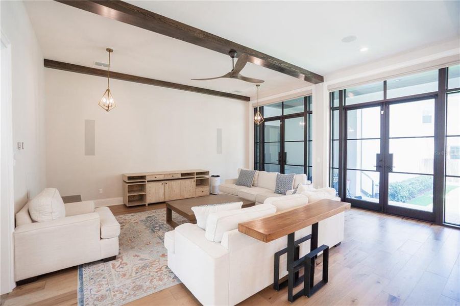Furnished interior view inside a new home in , Tampa (Image 40).
