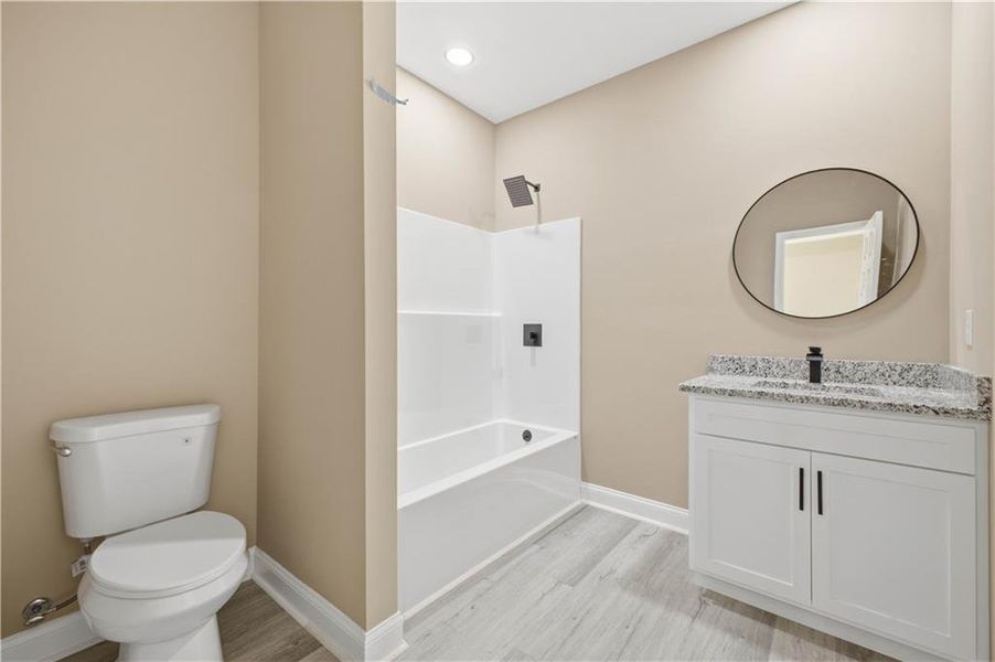 Furnished interior view inside a new home in , Calhoun (Image 9).