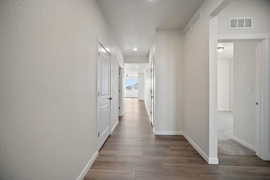 Spacious, unfurnished interior of a new home in The Glen, Colorado Springs (Image 32). Spacious, unfurnished interior of a new home in The Glen, Colorado Springs (Image 32).
