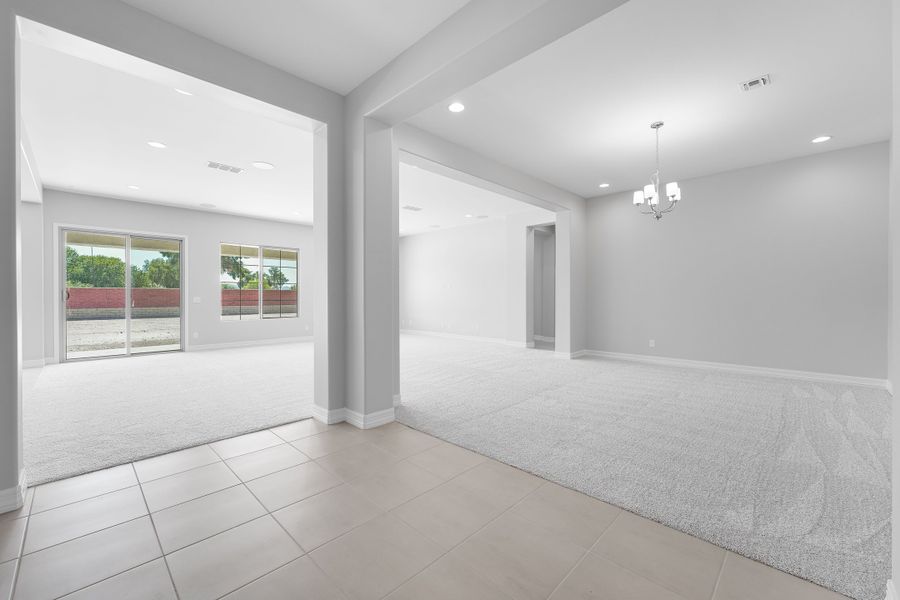 Spacious, unfurnished interior of a new home in Ellsworth Ranch Capstone Collection, Queen Creek (Image 29). Spacious, unfurnished interior of a new home in Ellsworth Ranch Capstone Collection, Queen Creek (Image 29).