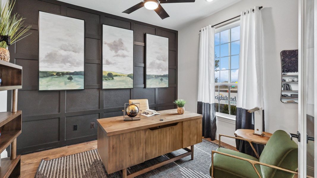 Representative furnished interior of a home built from the Cornell by DRB Homes in Green Meadows Classic, Celina (Image 5).