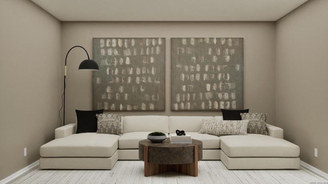 Furnished interior view inside a new home in Northlake, San Antonio (Image 38).