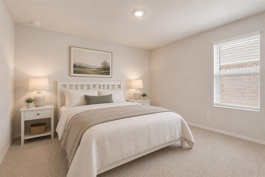 Bedroom 3- virtually staged