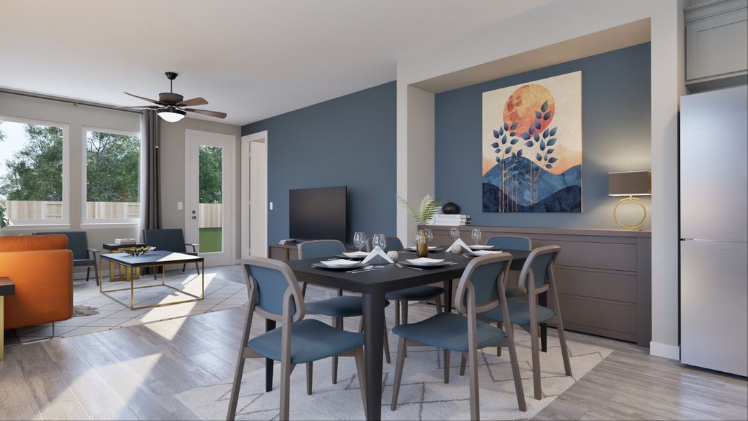 Representative furnished interior of a home built from the Lakeway by Tricoast Homes in La Segarra 40', Brookshire (Image 29).