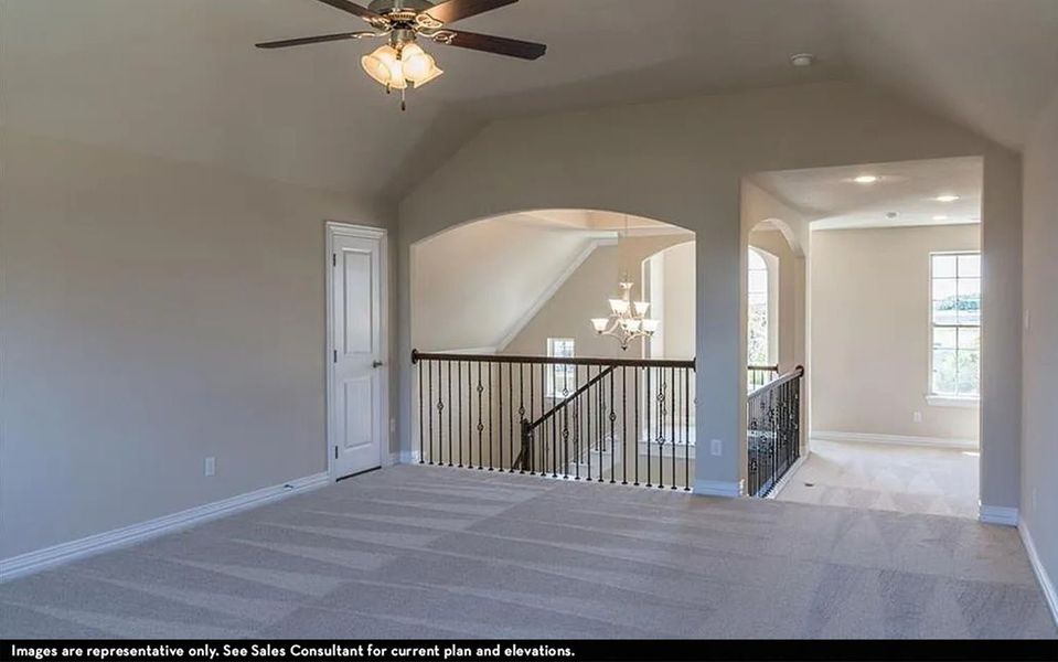 Representative unfurnished interior of a home built from the Cappiello by CastleRock Communities in Arcadia, Brentwood (Image 26).