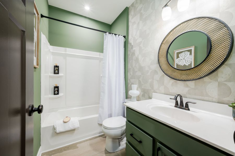Representative furnished interior of a home built from the Magnolia by Fischer Homes in Vista Hills, Louisville (Image 29).