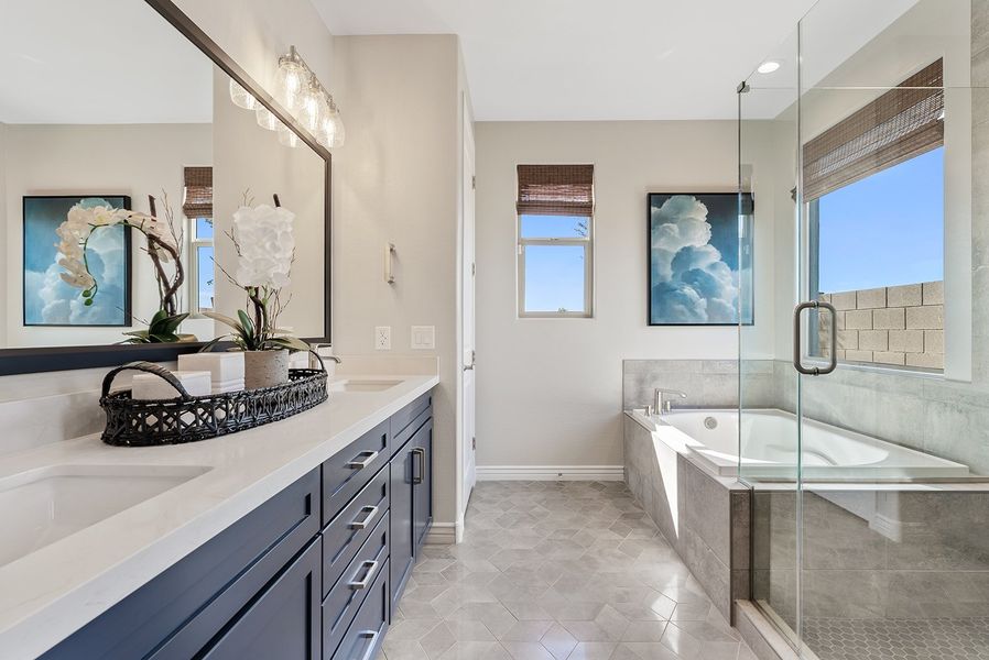 Furnished interior view inside a new home in Artisan at Asante, Surprise (Image 15).