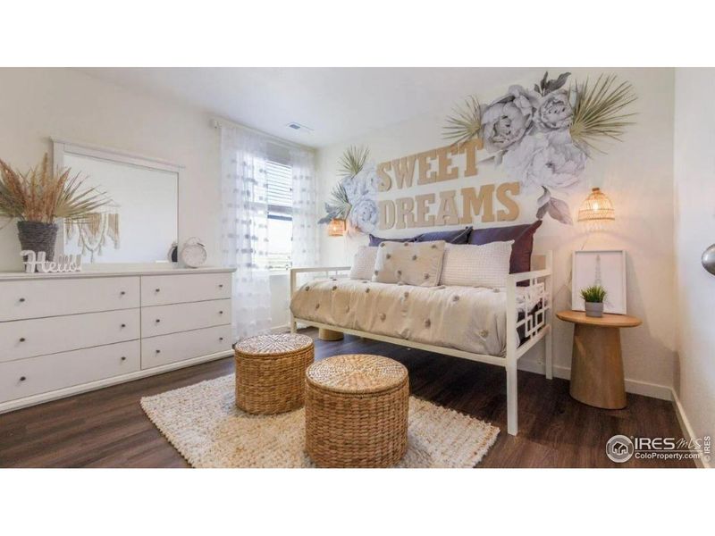 Furnished interior view inside a new home in Fossil Creek Ranch, Windsor (Image 15).