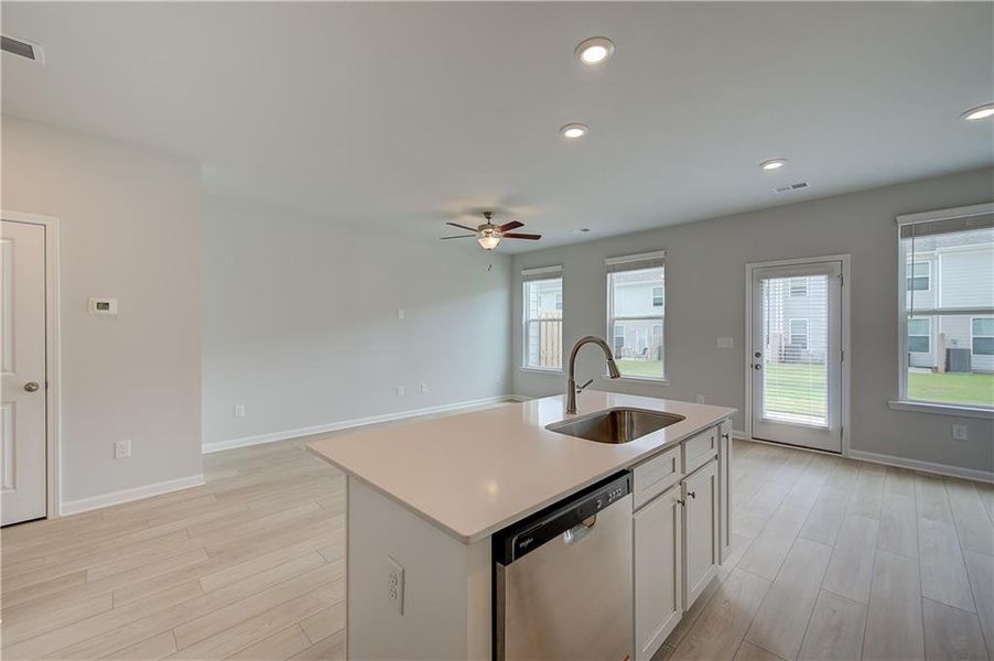 Furnished interior view inside a new home in Avery Landing, McDonough (Image 5).