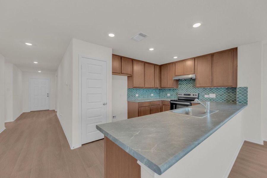 Furnished interior view inside a new home in Hidden Trails, Belton (Image 8).