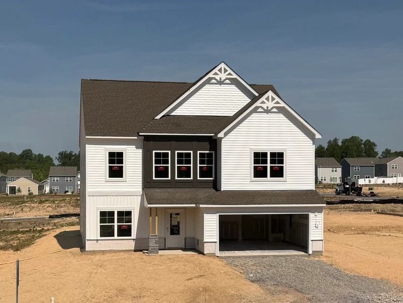 In-progress construction of a new home in The Point, Rolesville, NC (Image 3).