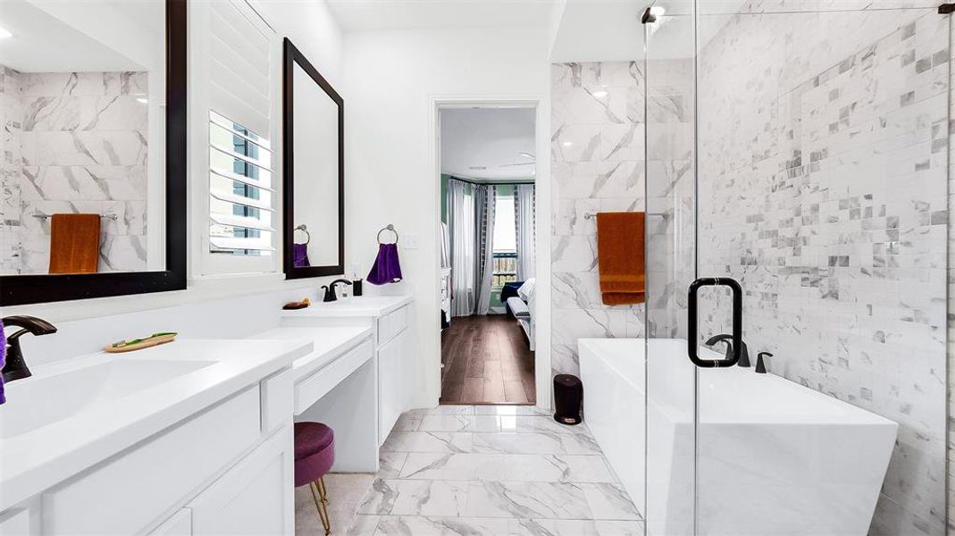 Furnished interior view inside a new home in Bel Air Village, Sherman (Image 18).