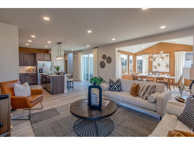 Furnished interior view inside a new home in , Timnath (Image 5).