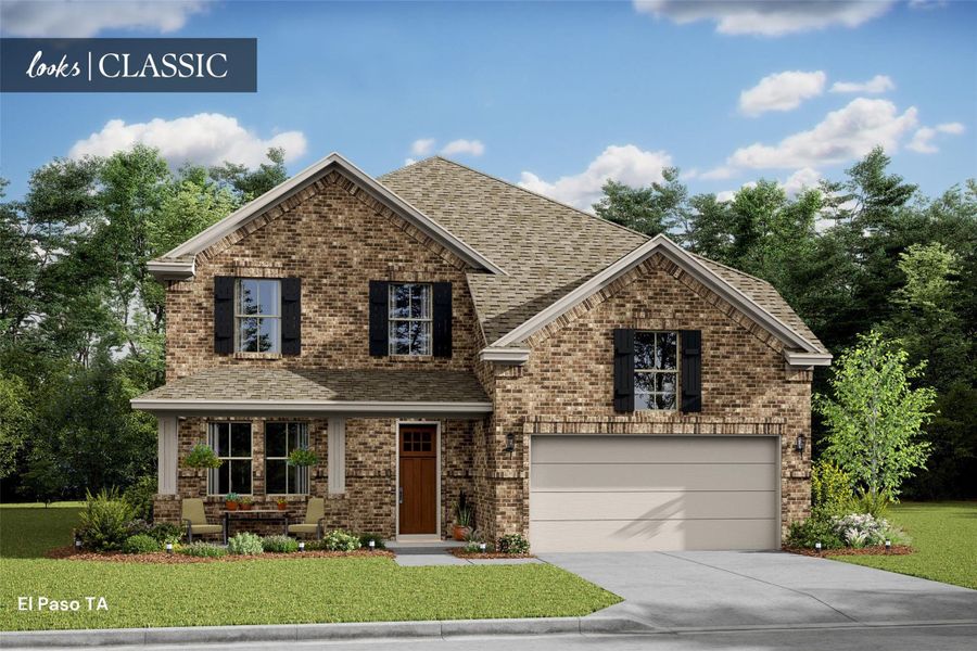 Gorgeous El Paso design by K. Hovnanian Homes with elevation TA in beautiful Kingdom Heights. (*Artist rendering used for illustration purposes only.) Gorgeous El Paso design by K. Hovnanian Homes with elevation TA in beautiful Kingdom Heights. (*Artist rendering used for illustration purposes only.)