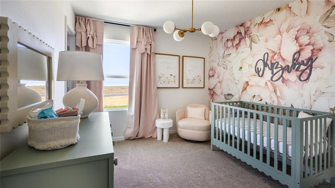 Furnished interior view inside a new home in Crosswinds, Haines City (Image 14).