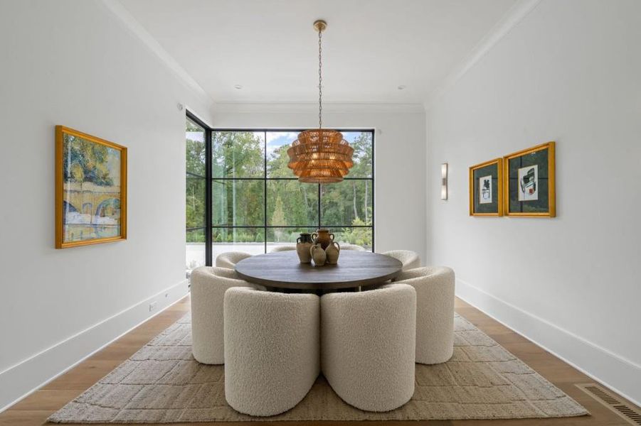 Furnished interior view inside a new home in , Atlanta (Image 59).