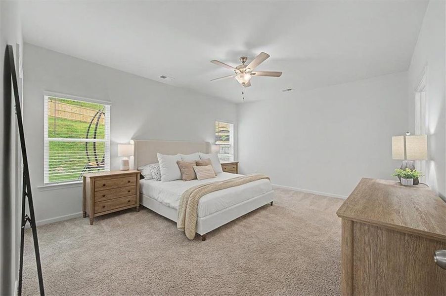 Furnished interior view inside a new home in , Calhoun (Image 15). Furnished interior view inside a new home in , Calhoun (Image 15).
