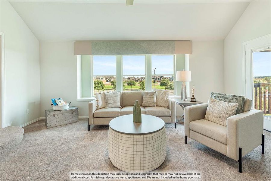 Furnished interior view inside a new home in Grand Heritage, Lavon (Image 32).