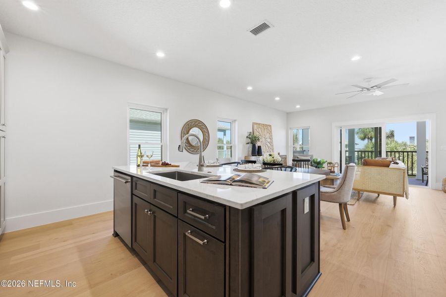 Furnished interior view inside a new home in , St. Augustine (Image 47).