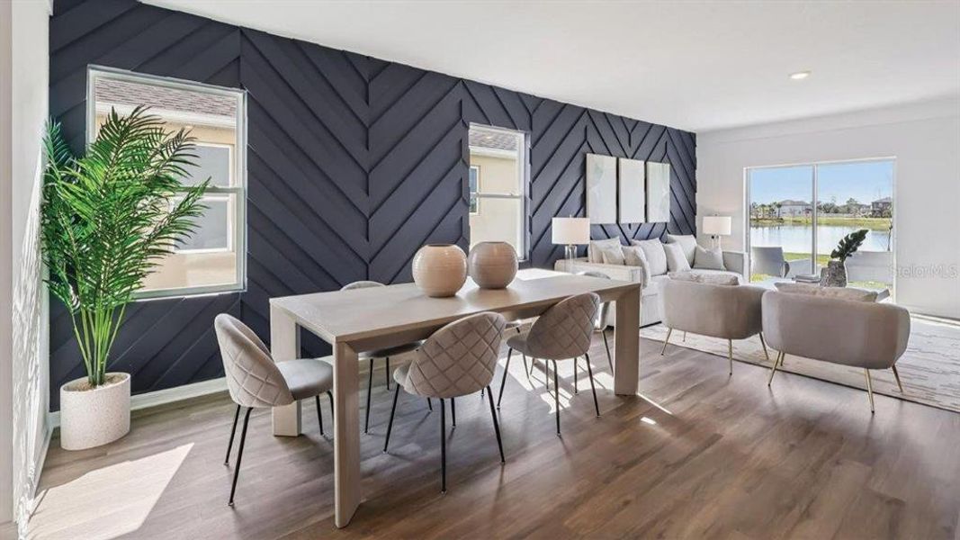 Furnished interior view inside a new home in , Davenport (Image 23). Furnished interior view inside a new home in , Davenport (Image 23).