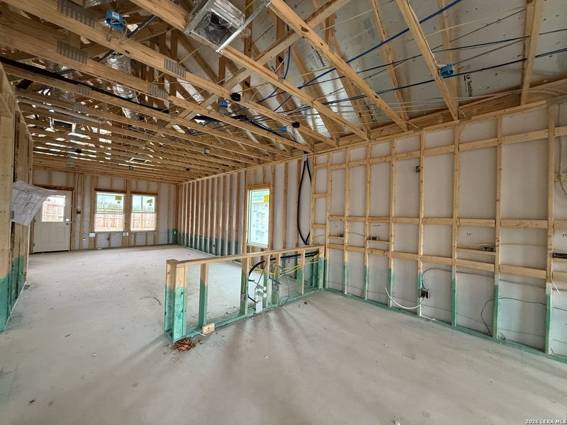 In-progress construction of a new home in The Wilder, Adkins, TX (Image 10).