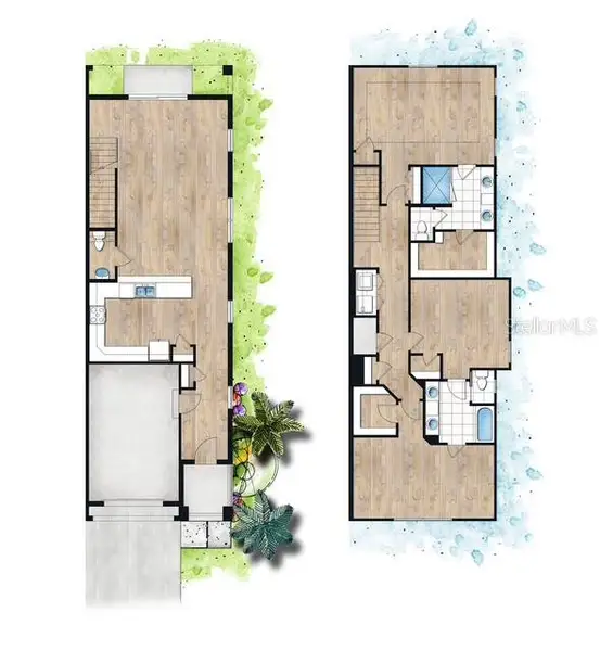 2D floor plan layout of this home in , Tampa, FL (Image 2). 2D floor plan layout of this home in , Tampa, FL (Image 2).