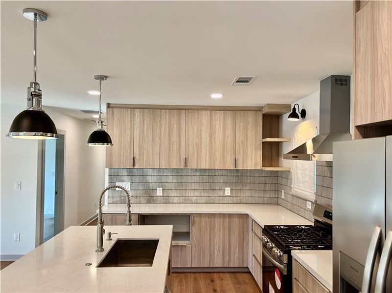 Furnished interior view inside a new home in , Atlanta (Image 5). Furnished interior view inside a new home in , Atlanta (Image 5).