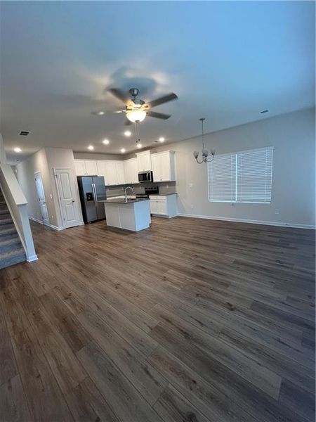 Spacious, unfurnished interior of a new home in Notting Hill at Arlington, Atlanta (Image 5).
