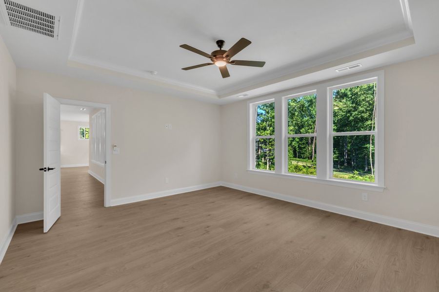 Representative unfurnished interior of a home built from the The Bradley by RobuckHomes in Baylee Ridge, Selma (Image 144). Representative unfurnished interior of a home built from the The Bradley by RobuckHomes in Baylee Ridge, Selma (Image 144).
