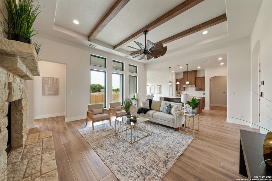 Furnished interior view inside a new home in , Castroville (Image 7). Furnished interior view inside a new home in , Castroville (Image 7).